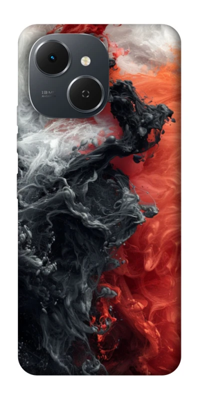 Чехол на TECNO Spark 40C Black and Red фото 1 из 1