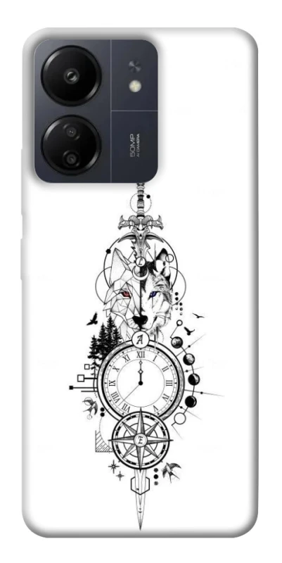 Чехол на Xiaomi Poco C65 Tattoo ver.8 фото 1 из 1