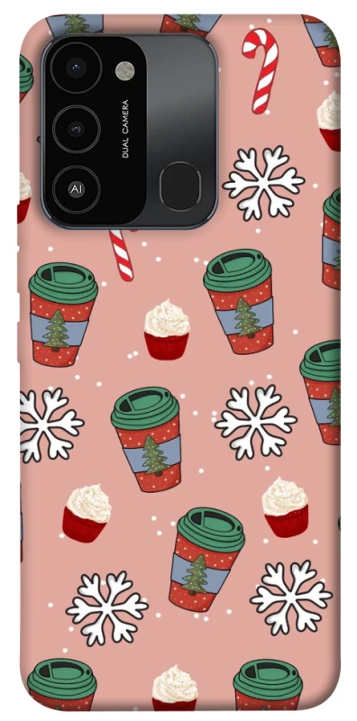 Чохол на TECNO Spark 8C Новорічний v38 фото 1 з 1