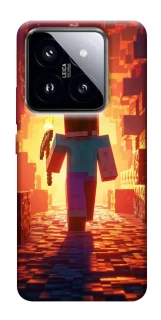 Чехол на Xiaomi 14 Pro Minecraft adventure фото 1 из 1