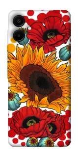 Чохол на Samsung Galaxy A07 Соняшники та маки фото 1 з 1