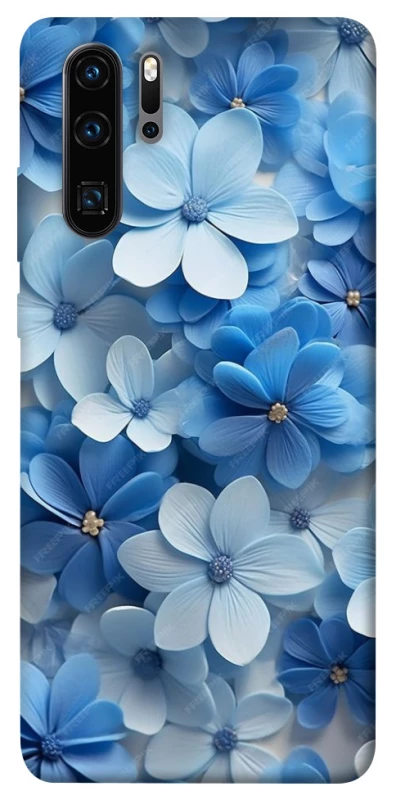 Чохол на Huawei P30 Pro Сині квіти фото 1 з 1