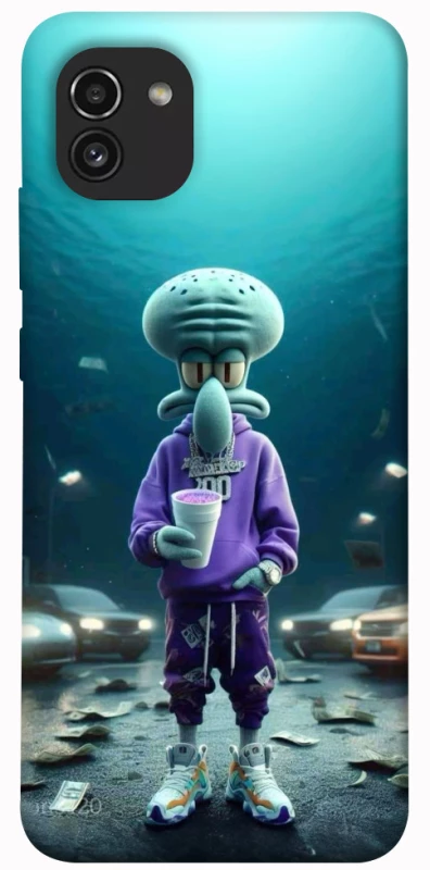 Чохол на Samsung Galaxy A03 Сквідвард фото 1 з 1