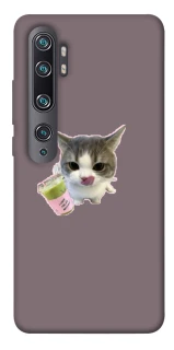 Чохол на Xiaomi Mi Note 10 / Note 10 Pro / Mi CC9 Pro cat matcha фото 1 з 1
