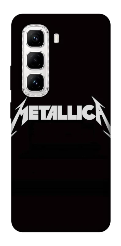 Чехол на Infinix Hot 50 Pro Metallica logo фото 1 Чехол на Infinix Hot 50 Pro Metallica logo фото 1 из 1