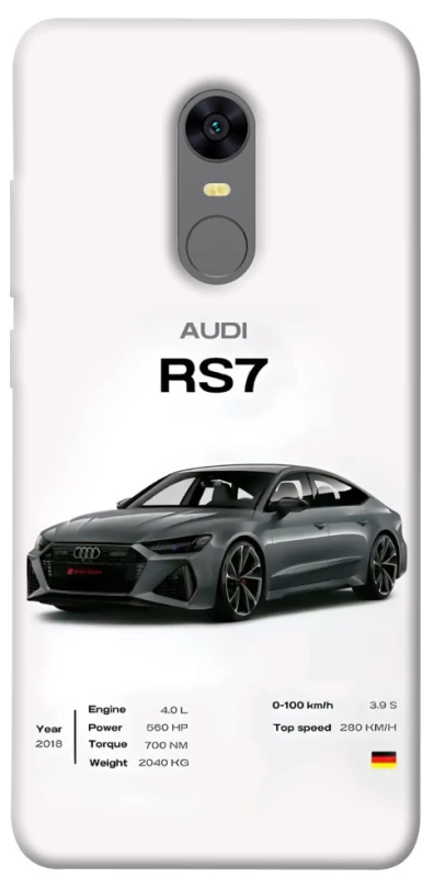 Чохол на Xiaomi Redmi 5 Plus / Redmi Note 5 (Single Camera) Audi RS7 фото 1 з 1