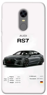 Чехол на Xiaomi Redmi 5 Plus / Redmi Note 5 (Single Camera) Audi RS7 фото 1 из 1