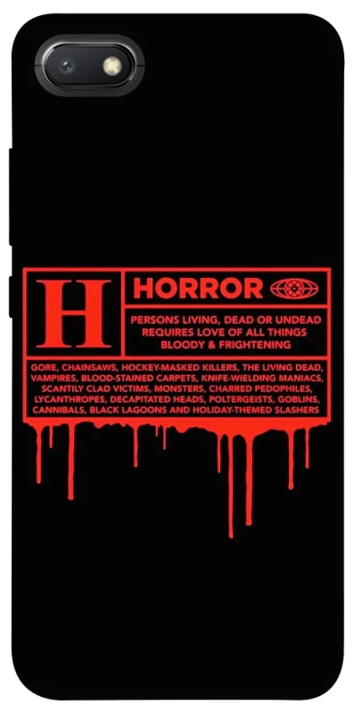 Чохол на Xiaomi Redmi 6A Horror Halloween фото 1 з 1