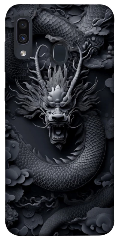 Чохол на Samsung Galaxy A20 / A30 black dragon фото 1 з 1
