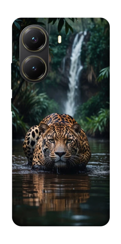Чехол на Xiaomi Poco X7 Pro Leopard in water фото 1 из 1