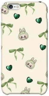 Чехол на Apple iPhone 6/6s (4.7") Labubu Green Heart фото 1 из 1