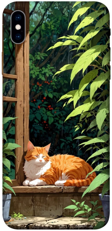 Чохол на Apple iPhone XS Max (6.5") red cat фото 1 з 1