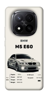 Чохол на Xiaomi Redmi Note 14 Pro+ 5G BMW M5 E60 фото 1 з 1
