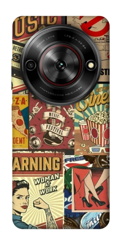 Чохол на ZTE Nubia Focus Retro collage ver.2 фото 1 з 1