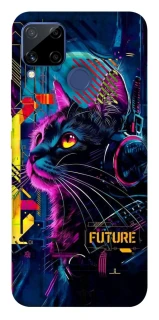 Чохол на Realme C15 Cyber Cat v2 фото 1 з 1