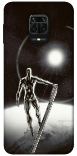 Чехол на Xiaomi Redmi Note 9s / Note 9 Pro / Note 9 Pro Max Серебряный сёрфер фото 1 из 1