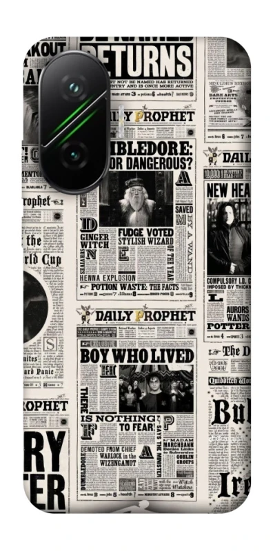 Чохол на Xiaomi Poco F7 Harry Potter newspaper фото 1 з 1