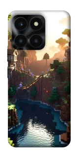 Чехол на Huawei Honor X6a Minecraft sunset фото 1 из 1