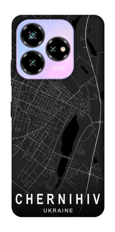 Чохол на ZTE Nubia V60 Chernihiv map фото 1 з 1