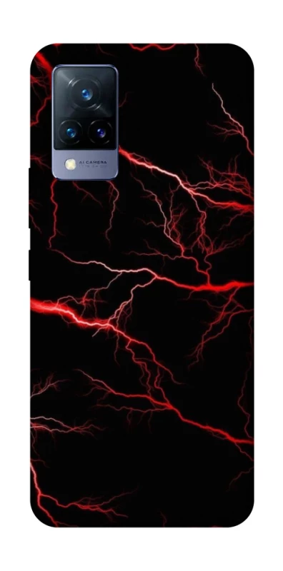 Чехол на Vivo V21 Красная молния фото 1 из 1