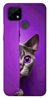 Чохол на Realme C21 Кіт-підглядач фото 1 з 1