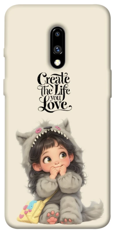 Чехол на OnePlus 7 Create the life you love фото 1 из 1