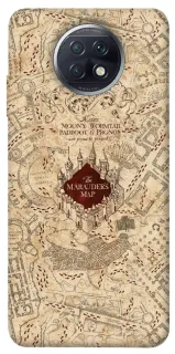 Чехол на Xiaomi Redmi Note 9 5G / Note 9T Marauders map фото 1 из 1