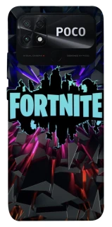 Чохол на Xiaomi Poco C40 Fortnite logo ver.3 фото 1 з 1
