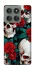 Чохол на Motorola Edge 60 Pro skull and rose фото 1 з 1