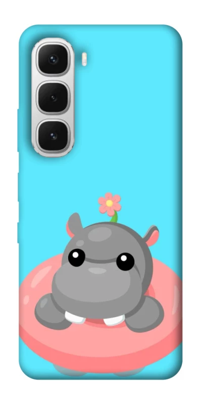 Чохол на Infinix Hot 60i Adopt Me Hippo Floatie фото 1 з 1