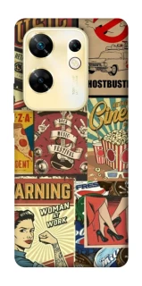 Чехол на Infinix Zero 30 4G Retro collage ver.2 фото 1 из 1