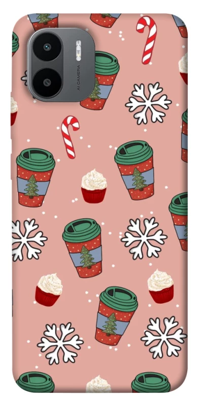 Чехол на Xiaomi Redmi A1+ / Poco C50 / A2+ Новогодний v38 фото 1 из 1