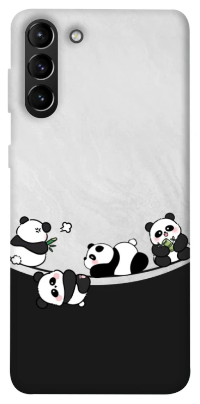 Чохол на Samsung Galaxy S21+ Four pandas фото 1 з 1