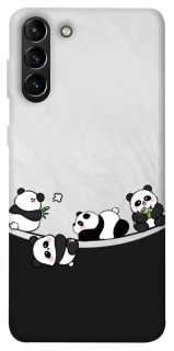 Чехол на Samsung Galaxy S21+ Four pandas фото 1 из 1