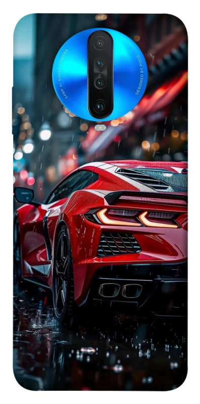 Чехол на Xiaomi Redmi K30 Red sports car фото 1 из 1
