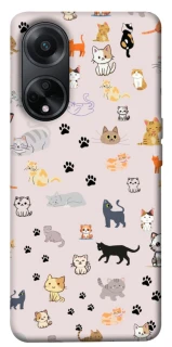 Чохол на Oppo A98 Cat style ver.1 фото 1 з 1