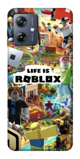 Чохол на Motorola Moto G54 Life is Roblox фото 1 Чохол на Motorola Moto G54 Life is Roblox фото 1 з 1