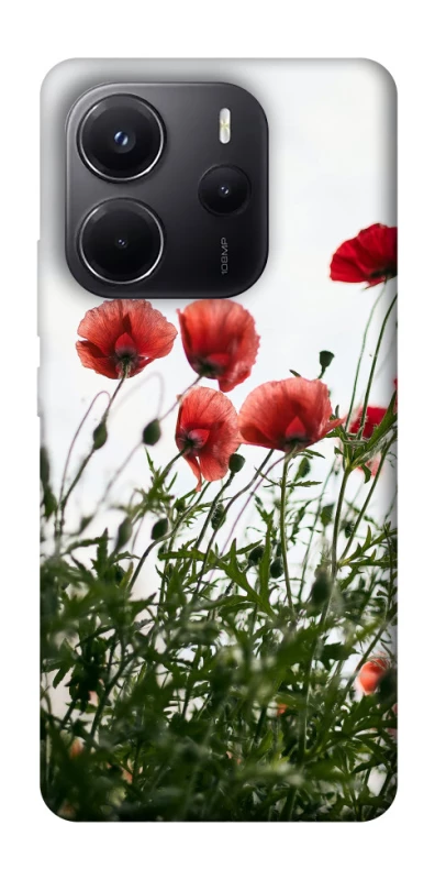 Чохол на Xiaomi Redmi Note 14 4G (Europe version) Поле маків фото 1 з 1