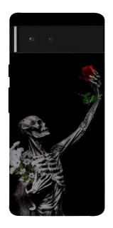 Чехол на Google Pixel 6 Skeleton vs Rose фото 1 из 1