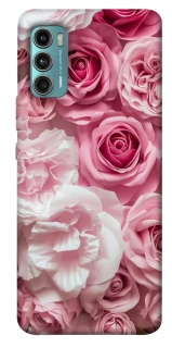 Чохол на Motorola Moto G60 Рожеві Квіти фото 1 з 1