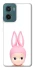 Чохол на Motorola Moto G06 Minimal Bunny Peek фото 1 з 1
