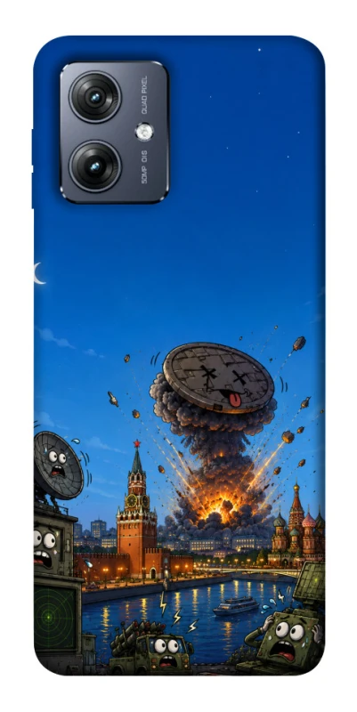 Чохол на Motorola Moto G54 Moscow never sleeps ver.8 фото 1 з 1