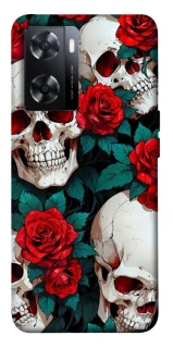 Чехол на OnePlus Nord N20 SE skull and rose фото 1 из 1