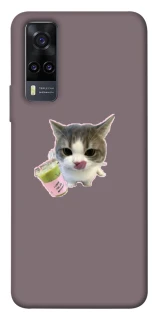 Чохол на Vivo Y31 cat matcha фото 1 з 1