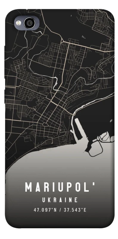 Чохол на Xiaomi Redmi 4a Mariupol map фото 1 з 1
