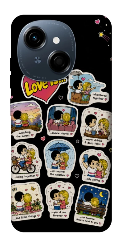 Чохол на TECNO Spark Go 1 Love is ver.4 фото 1 з 1