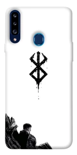 Чохол на Samsung Galaxy A20s berserk white фото 1 з 1