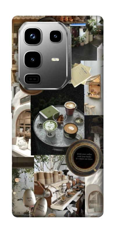 Чехол на Infinix Note 50 Pro Coffee collage ver.4 фото 1 из 1
