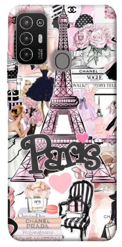 Чехол на ZTE Blade A52 Fashion collage ver.8 фото 1 из 1