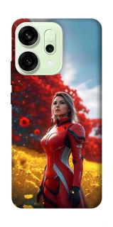 Чехол на Oppo Reno 14 Cyber space girl ver.5 фото 1 из 1